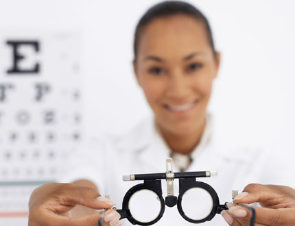 Photo Doctor With Vision Chart