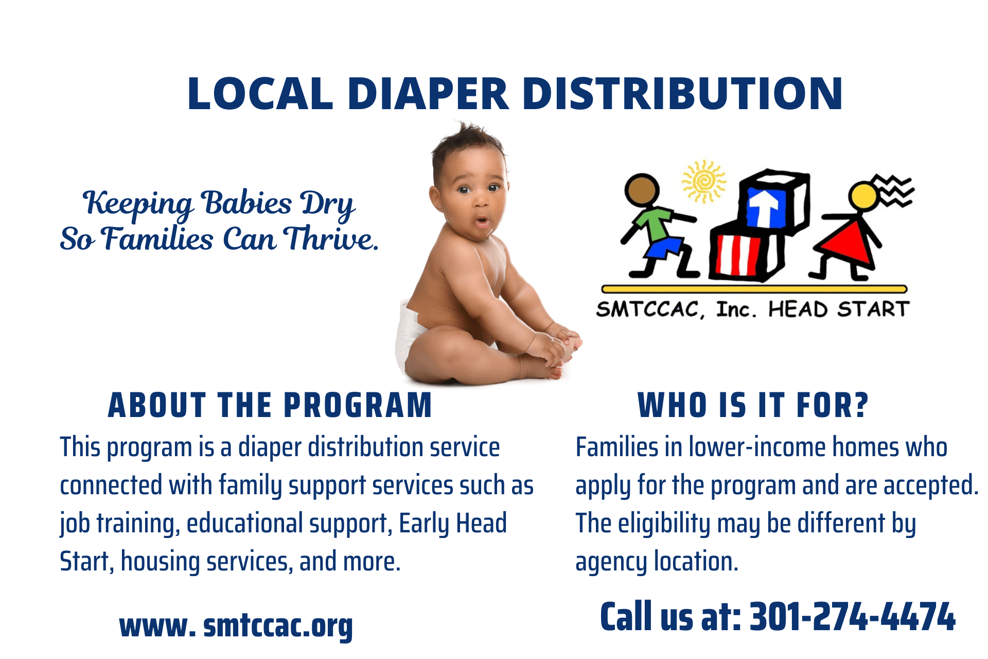 Head-Start LOCAL DIAPER DISTRIBUTION