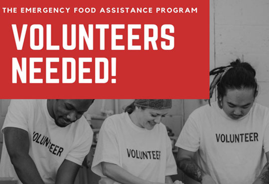 Support Our Community Through the Emergency Food Assistance Program (TEFAP)